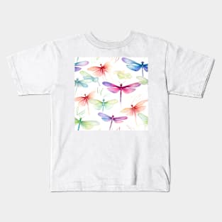 Dragonfly Pattern 29 Kids T-Shirt